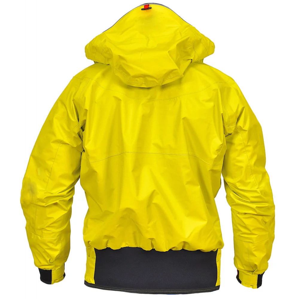 3-Layer Waterproof Material for Men, Latex Cuffs and Neckline Drytop Jackets, Outdoor Kayaking Padding Surfing, T22