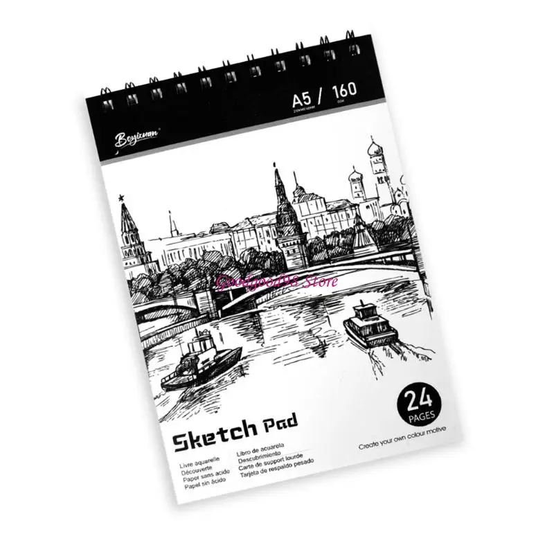 Professional With 24 Pages For Sketching Doodling Art Illustrations