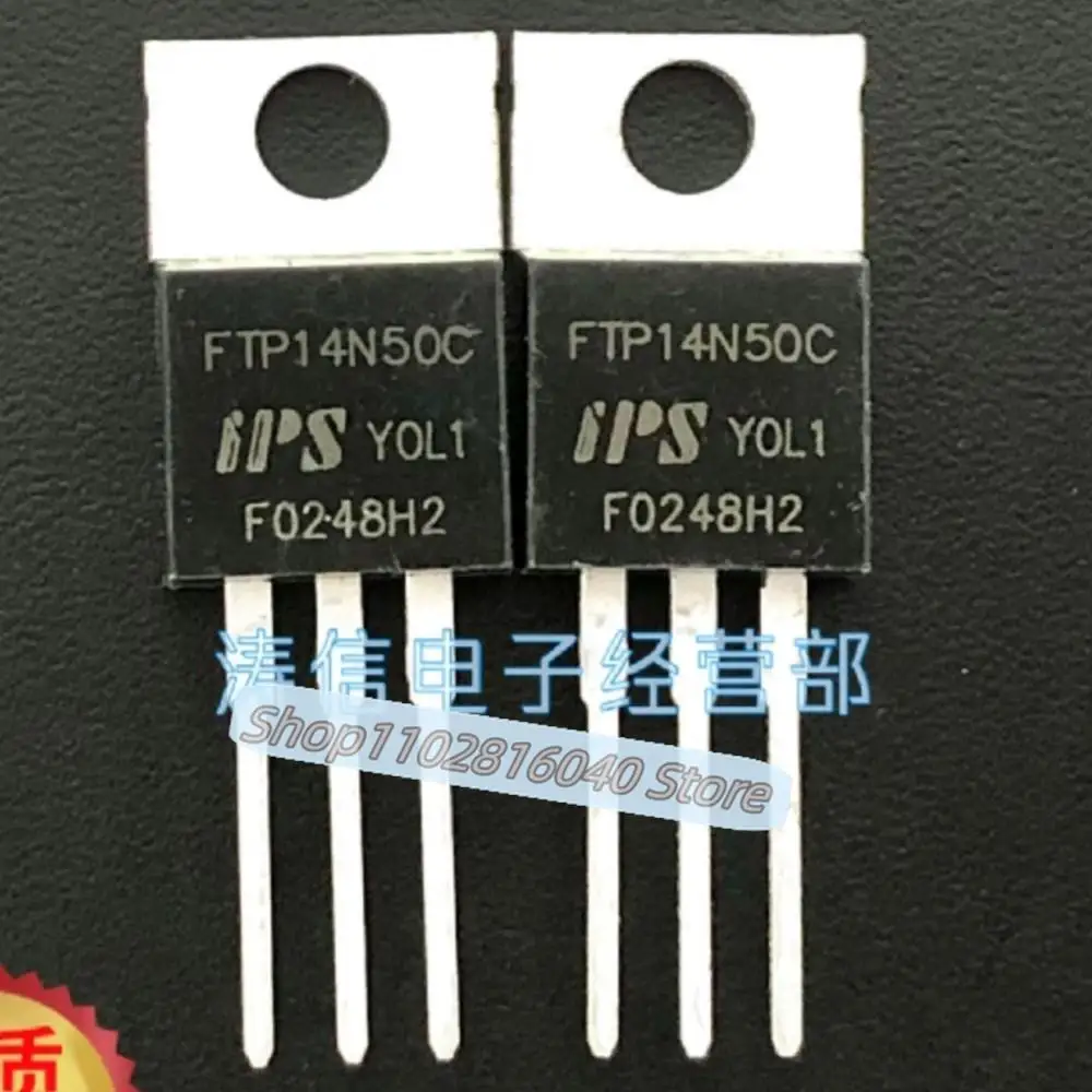 10PCS/Lot FTP14N50C FTP14N50  14A500V TO-220  Best Quality Imported Original Spot