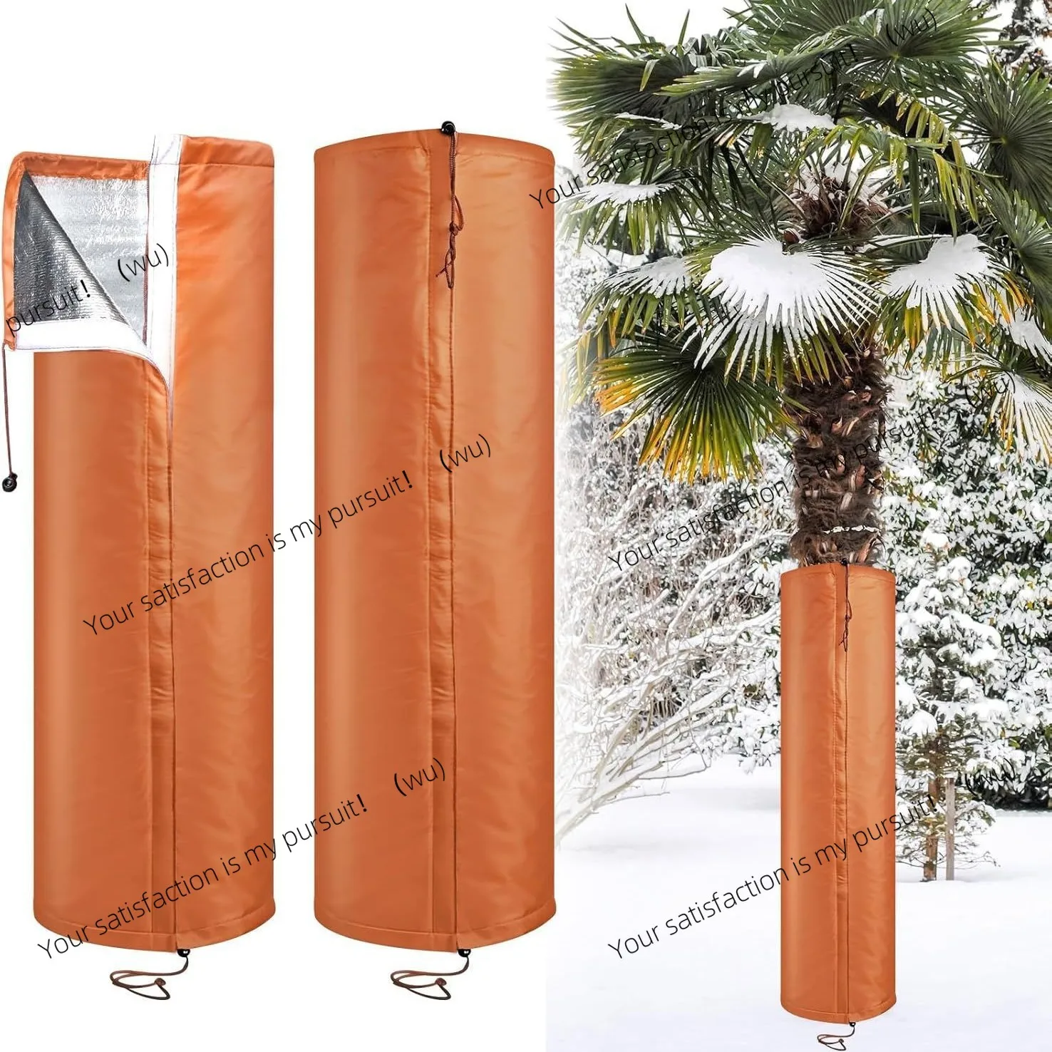 

Palm tree roots protect winter frost-proof and cold-proof plant seedlings planting protection with pull rope cover