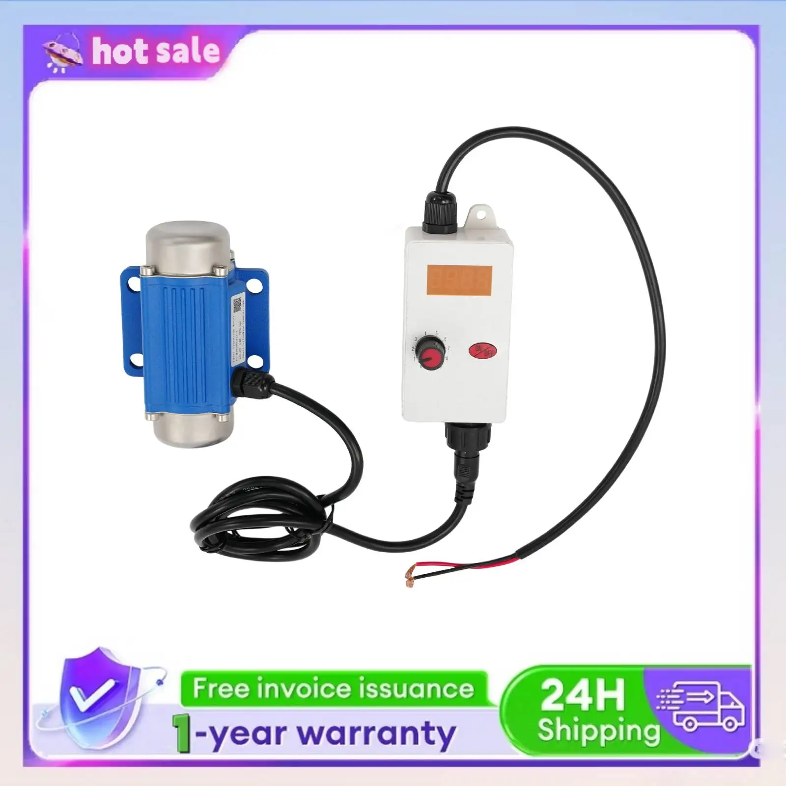 

Вибрационный двигатель постоянного тока, 12 В, 30 Вт, вибрационный двигатель, 9 передач, вибрационный двигатель с регулятором скорости, 7000 об/мин для горнодобывающей промышленности/металлуги