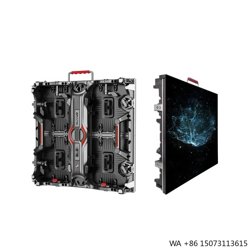 Tela LED de parede de cortina de vídeo de palco - Painel modular de aluguel P3.91 para eventos de casamentos