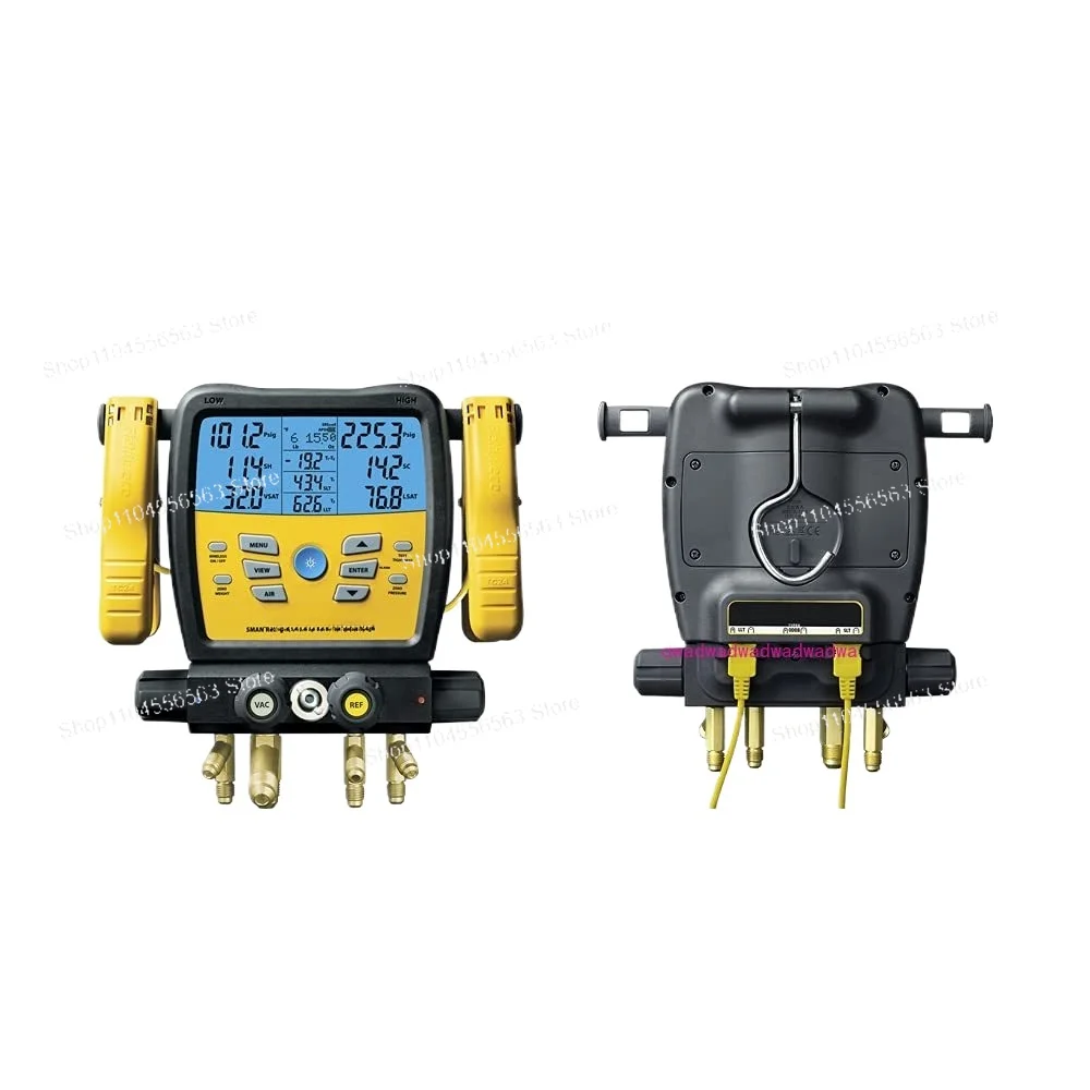 ​​SM480V/SMAN Digital Manifold Gauge with Wireless Data Logging, HVAC Refrigeration Diagnostic Tool with Real-Time Monitoring