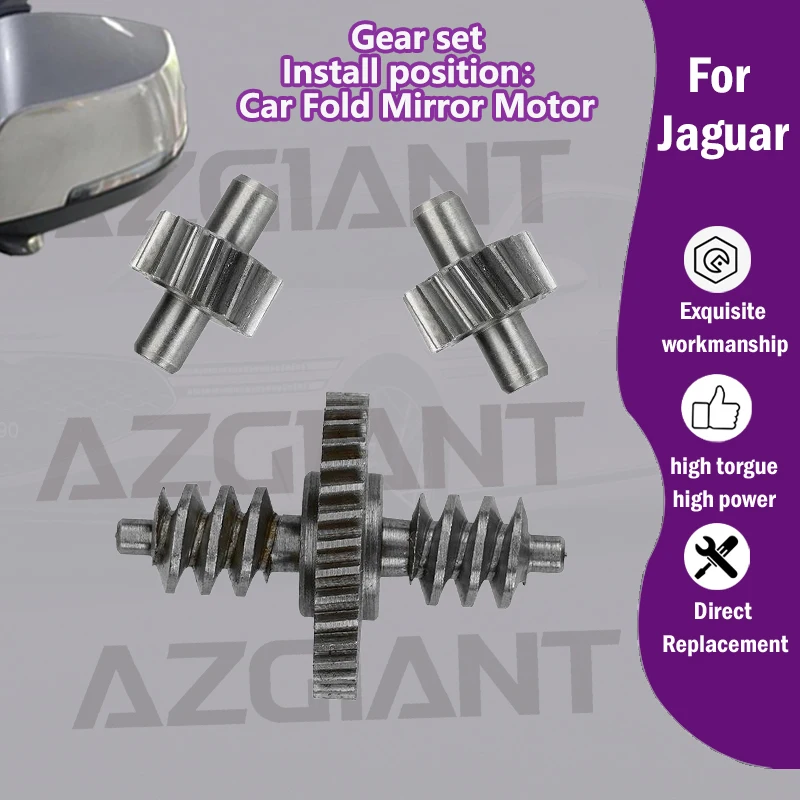

AZGIANT Car Exterior Auxiliary power folding mirror R L motor inner 35/15T metal gear kit For Jaguar XF 2003 2004 2005 2006 2007