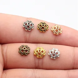 WYSIWYG 50 pz 9x9mm Colore Oro Antico Argento Colore Perline Tappi Per Creazione di Gioielli Risultati Dei Gioielli FAI DA TE