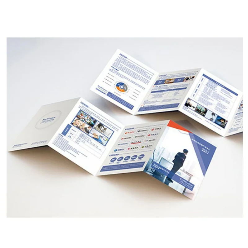Custom. Custom Reclame Pamflet Folder Diecut Brochure Flyers Restaurant Menu Afdrukken
