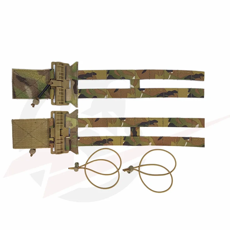 JPC XPC Tactical Plate Carrier Waist Panel Dual Strap Skeletal Cummerbund With MOLLE Webbing Quick Detach Buckles