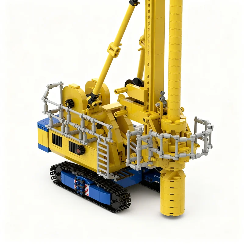 1472pcs MOC BAUER ROTARY DRILLING RIG Città Modello di Costruzione Building Blocks Regali Di Natale Idea Educazione Per Bambini Giocattoli di Mattoni