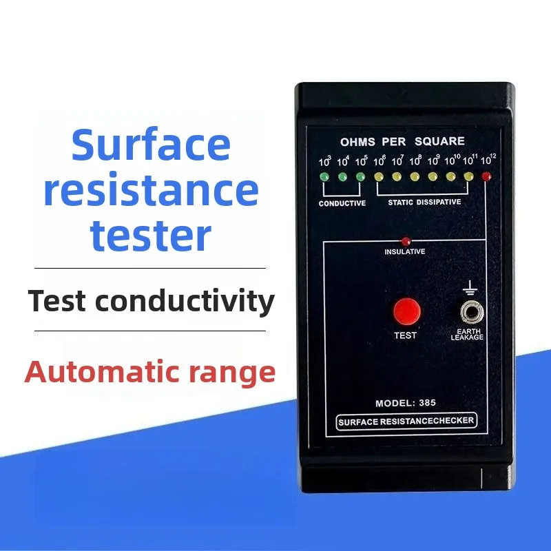 

Портативный измеритель поверхностного сопротивления 385, прибор для антистатических и электростатических испытаний