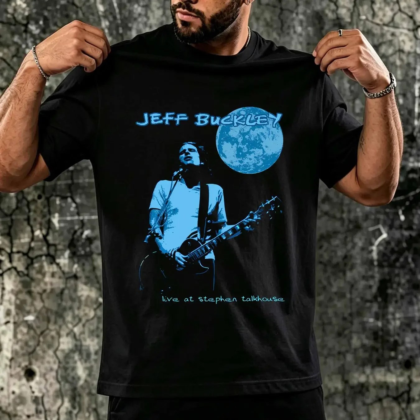 washed T Shirt New Jeff Buckley 1994 Tour Men All Size S 5XL LL07 vintage Washed Comfortable fashion Top For Everyday Wear