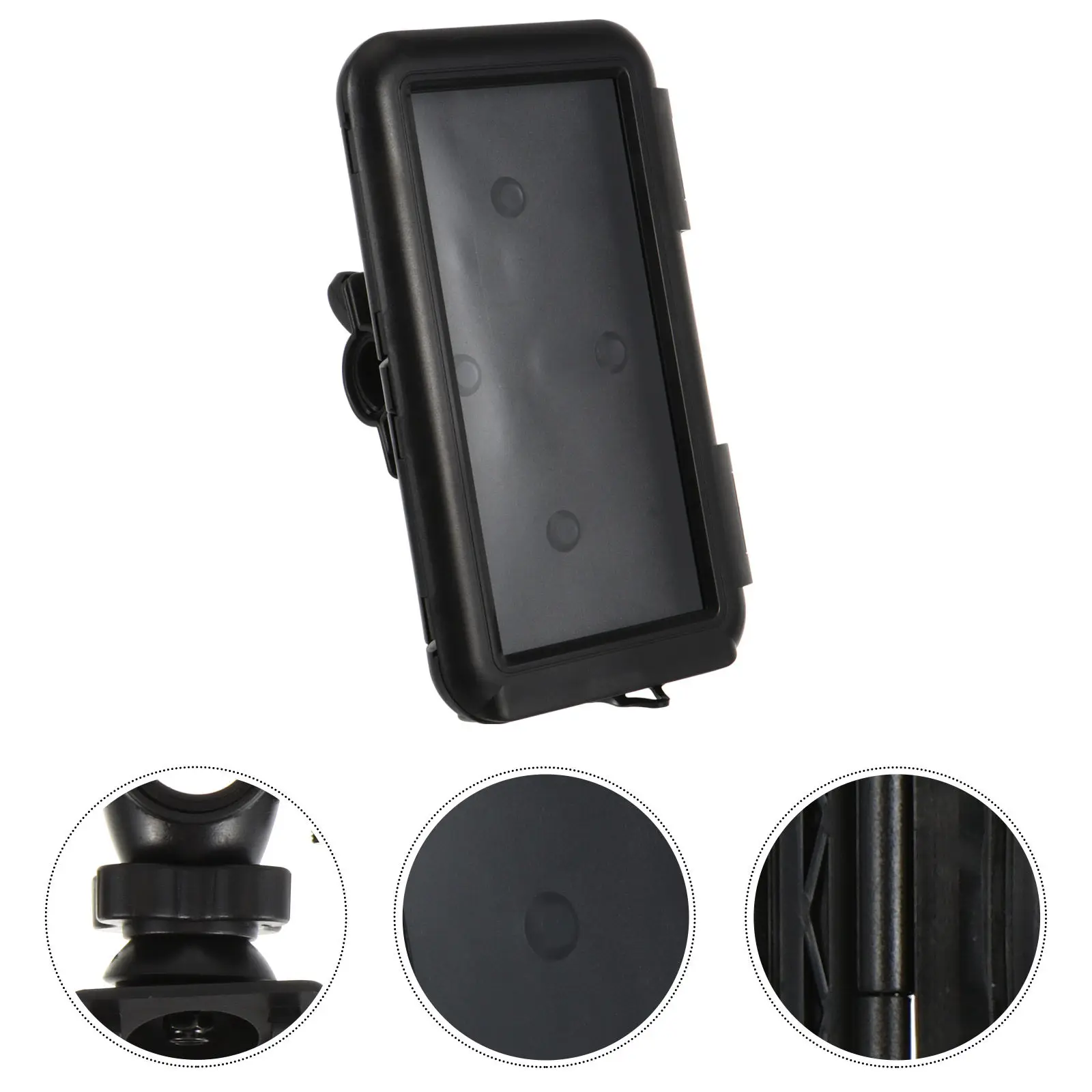 

1Pcs Heavy Duty Waterproof Phone Holder for Motorcycles Bikes Snowmobiles 3-Wheeled Motorcycles Shake Proof Heat Resistant Cell