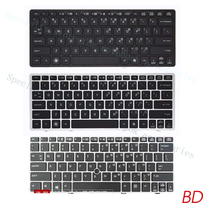 

Клавиатура для ноутбука A+, английская раскладка, для HP Elitebook 2560 2560P 2570 2570P