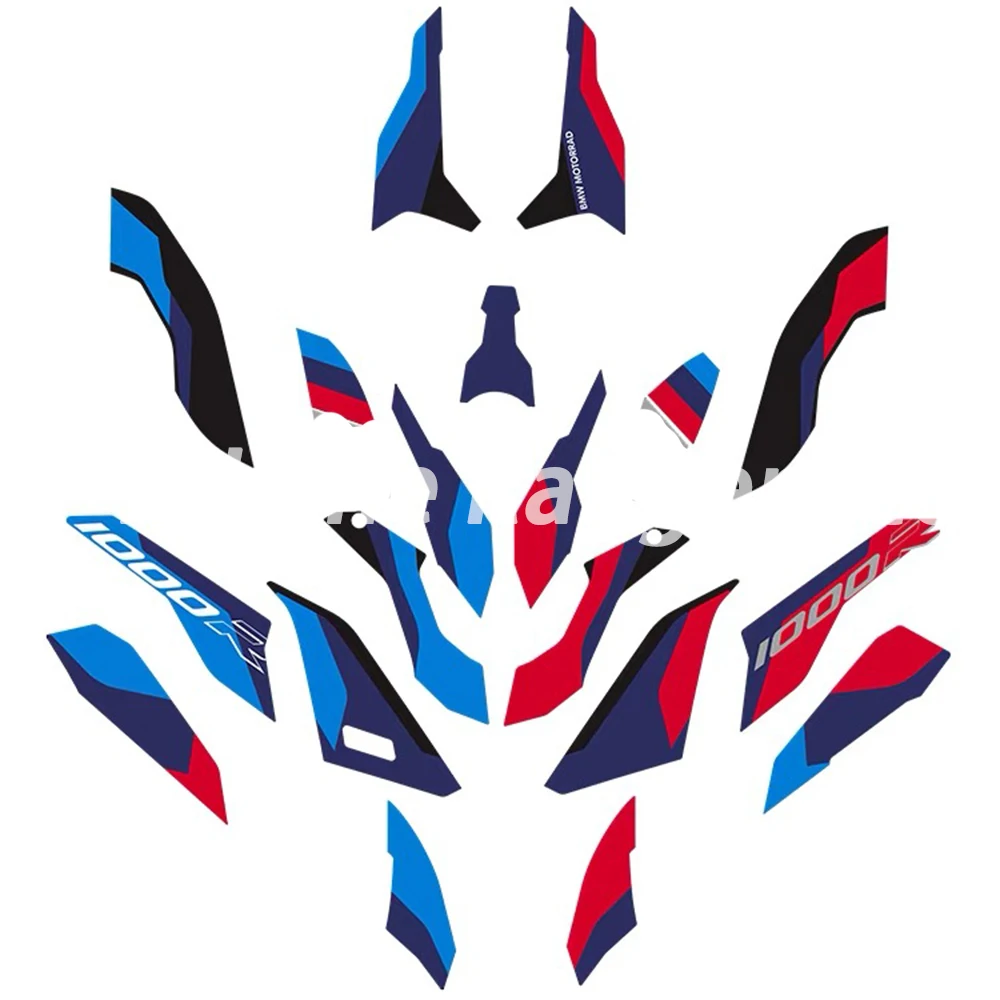 2023 S1000R FOR BMW S1000R motorcycle Sticker Set S 1000 R 2021-2023 M1000R Retrofit Decal Sticker