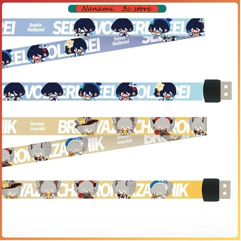 Bronya Chibi Type-C Braided Lanyard Charging Cable