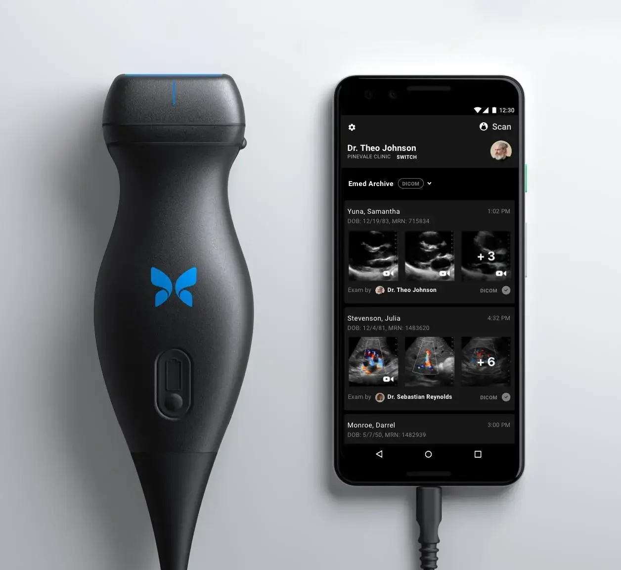 Летняя скидка 50% Лидер продаж для оптовых продаж, диагностическое устройство Butterfly iQ ultra sound