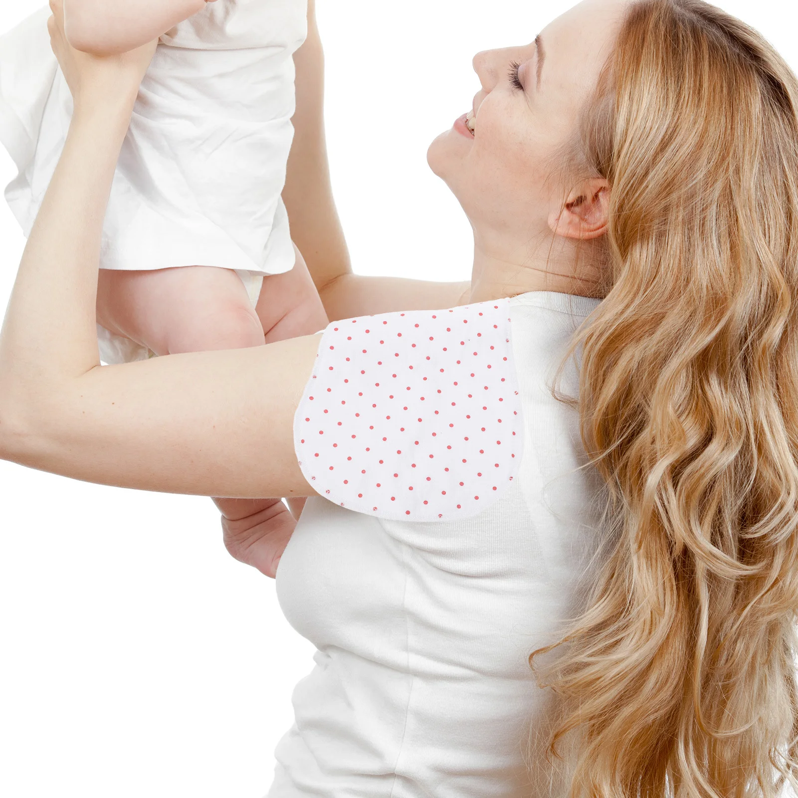 Musselin-Baby-Spucktuch aus Baumwolle, weich, saugfähig, Waschlappen für Neugeborene, unverzichtbare Sabbertuch, weißes Baby-Spucktuch, Lätzchen für Neugeborene