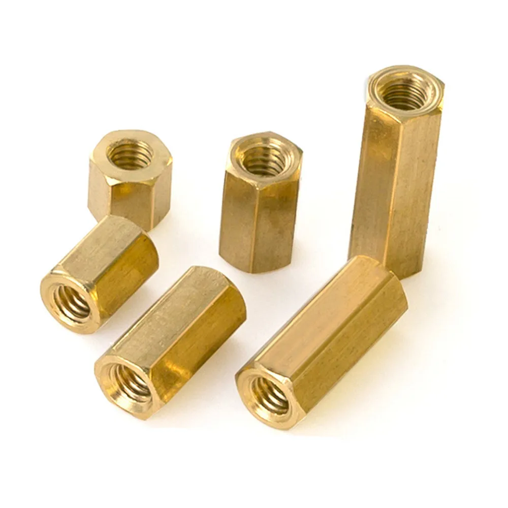 M2 M2.5 M3 M4 M5 Brass Hex Male Female Standoff Pillar Stud Mount Spacer Hexagon PCB Motherboard Hollow Bolt Screw