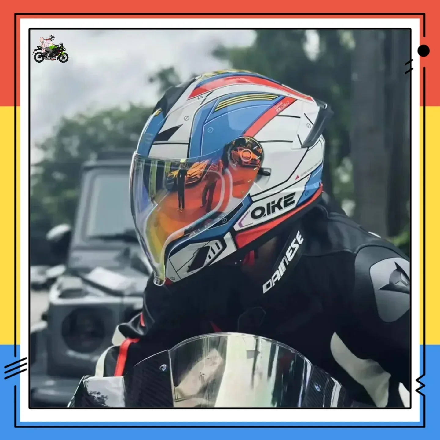 Motorcycle Helmet Full Face Double Lens Off-Road Racing Helmet Color Long Visor Cascos Para Moto Capacete De Moto DOT Casco Moto