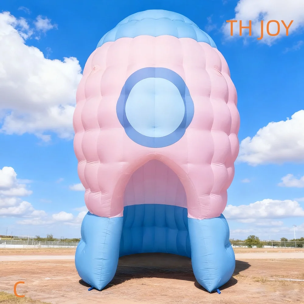 

fast air ship to door, outdoor Giant Inflatable Space Shuttle Spaceship Rocket tent for sale