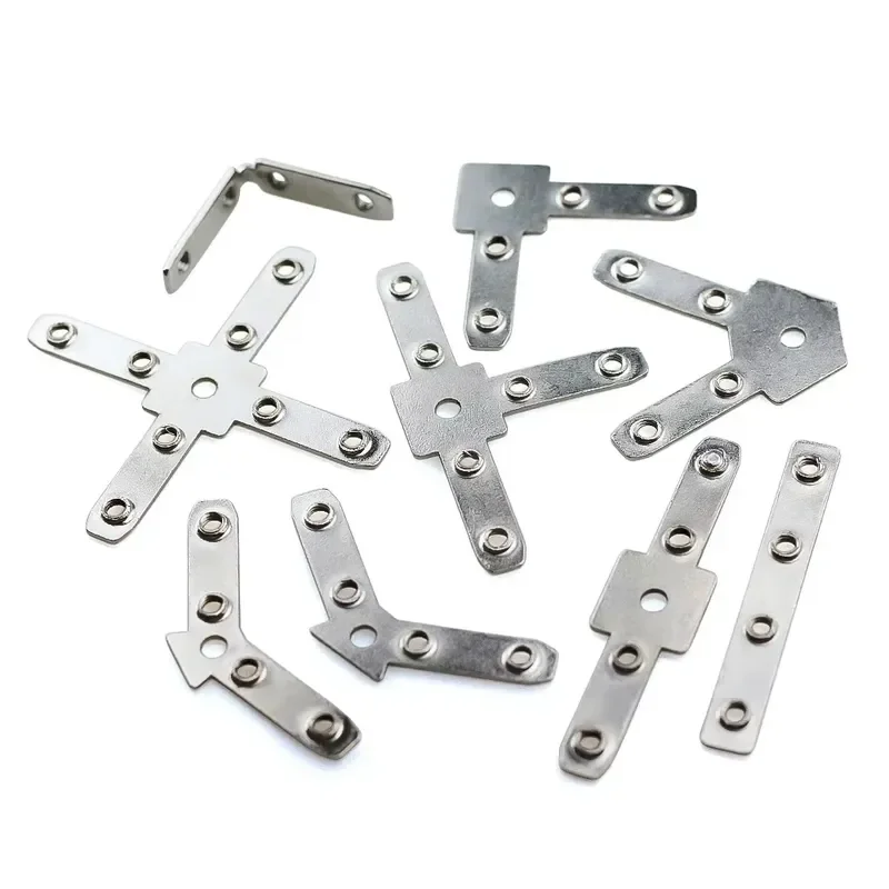 10Pcs Makerlink Tee Nut V-Slot T-Slot Angle Corner Connector 60/90/120/135 Angle Corner Hidden Tee Nut Joining T Nut