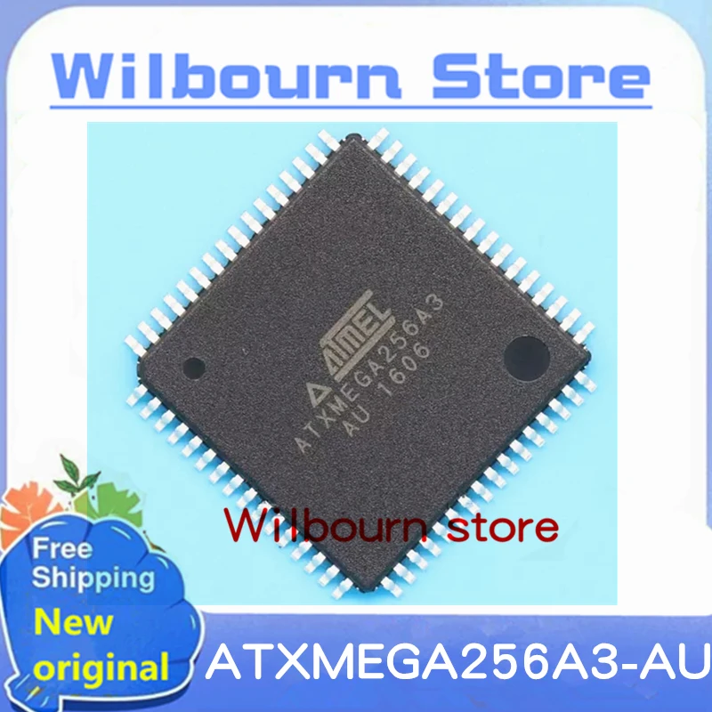 2PCS~10PCS/LOT ATXMEGA256A3-AU ATXMEGA256A3 ATXMEGA256A3-AUR QPF64 100% New Spot stock