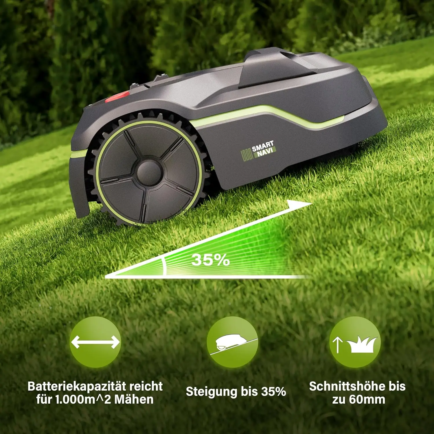 Robot mower 20V 500 Square Robotic Lawn Mower Electric Mower Control  By APP