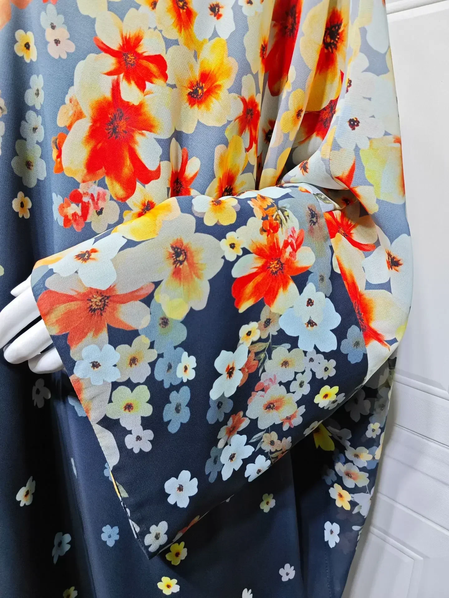 Femmes musulmanes Abaya Cardigan Robe imprimée Ramadan Eid fête Abayas robes arabe longue Robe maroc dubaï caftan robes Jalabiya