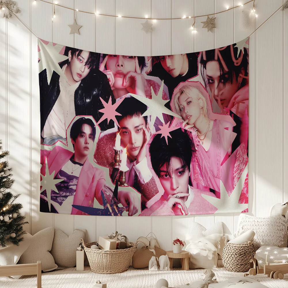 Hot Kpop S-Stray K-Kids flag Decorative Banners Suitable For Outdoor Camping Family Parties And Garden Walls Gift