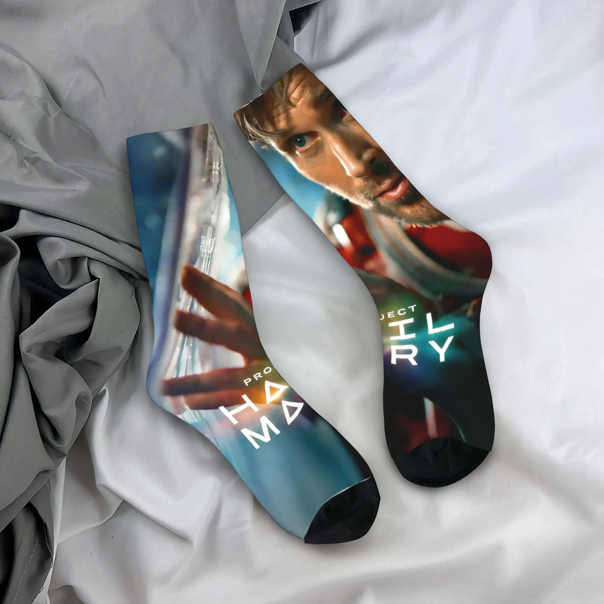 

Зимние теплые носки в стиле хип-хоп для женщин и мужчин Project Hail Mary Gosling Rocky, дышащие баскетбольные носки