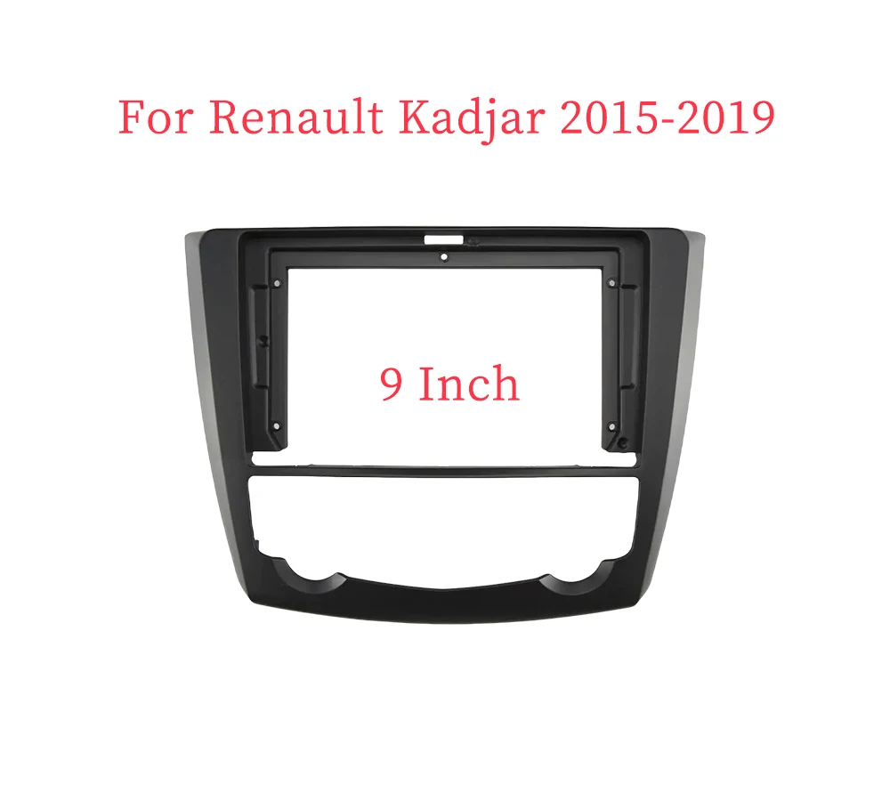 Adaptador de marco de salpicadero de Radio Android para coche, Kit de Panel de ajuste para Renault Kadjar 2015-2019, 9 pulgadas