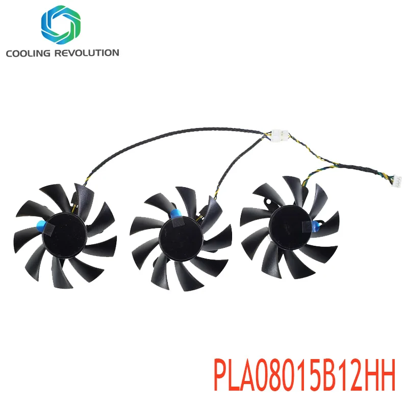 PLA08015B12HH DC12V 0,35 EINE 4Pin Video karte fan für Dell RADEON RX6800 XT Gaming Fan