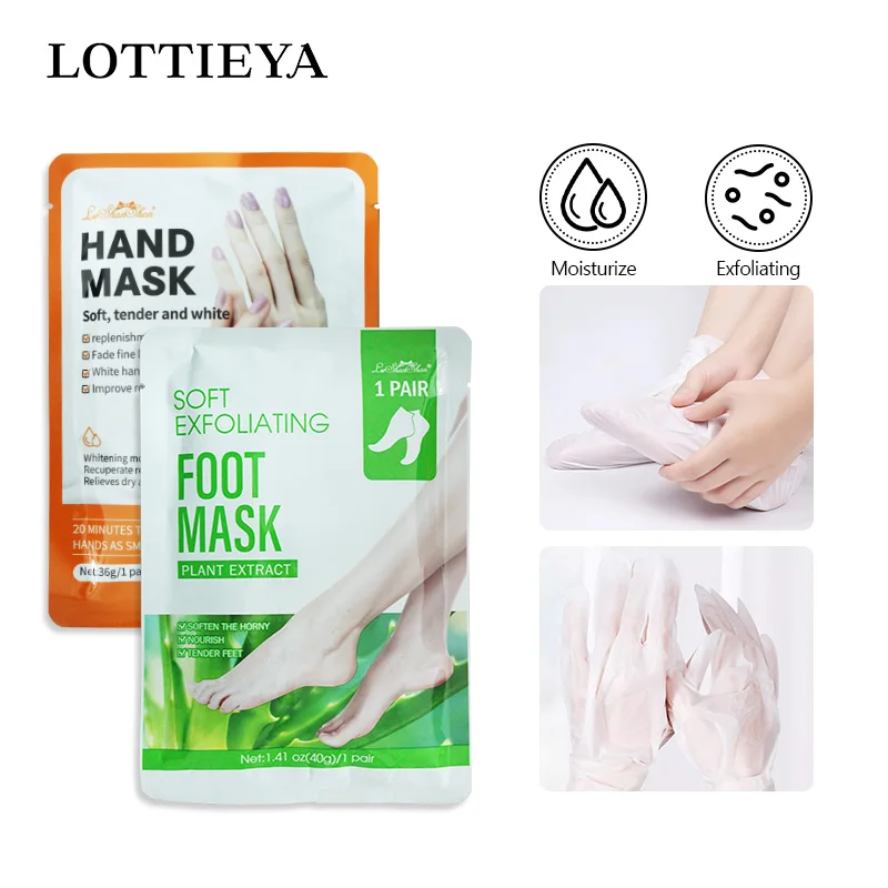 Moisturizing Nourishing Hand Care Hand Touch Daily Wear Tendering Smoothing Exfoliating Foot Care Moulting Dead Skin Foot Mask