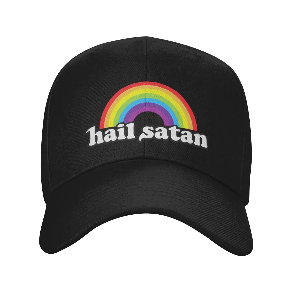 Fashion Hail Satan Rainbow baseball cap Sports Enthusiasts Sports Visors