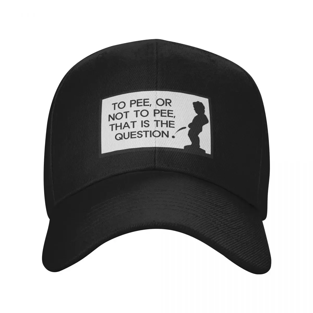 To Pee or Not To PEE Baseball Cap hats for men designer cap Female Men's