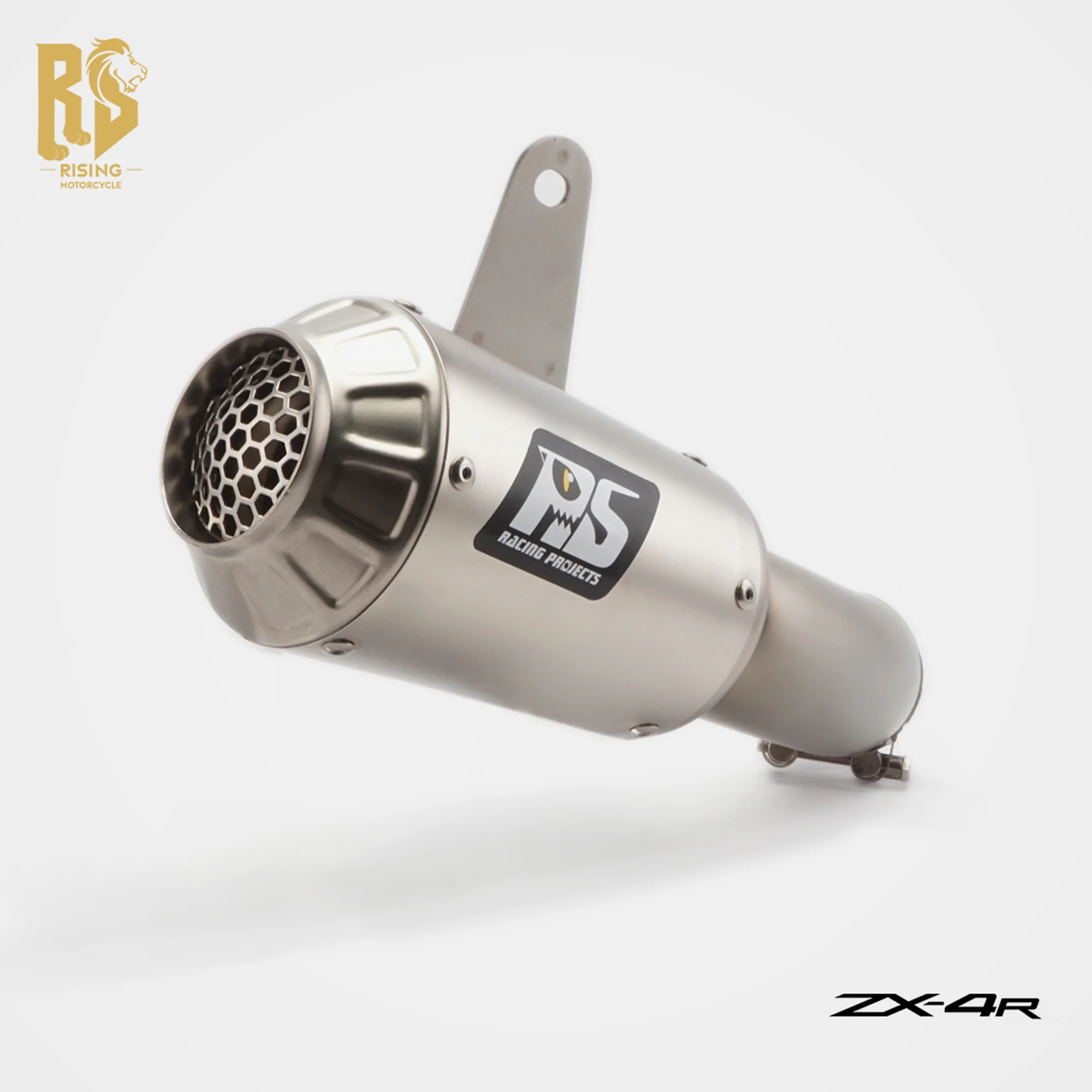 RS For ZX4R ZX-4RR 2023-2025 Exhaust System Motorcycle Muffler Motorcross Tip Escape Moto Racing 51mm Slip on stainless steel