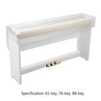 Transparent Frosted Piano Cover 61 76 88 Keys Digital Piano keyboard Dust Cover