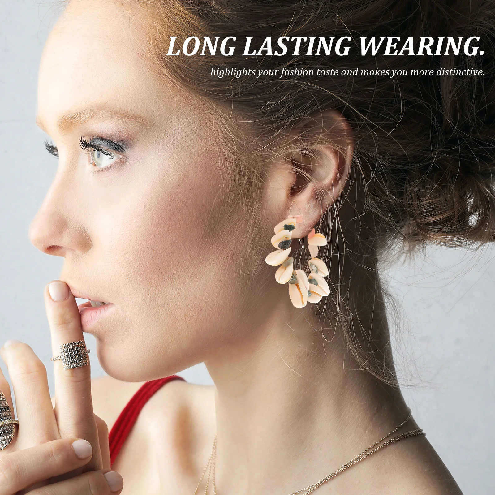 

Shell Earrings Fashion Dangler for Woman Trendy Jewelry Beaded Bohemia Style Party Gift Elegant Ear Accessories