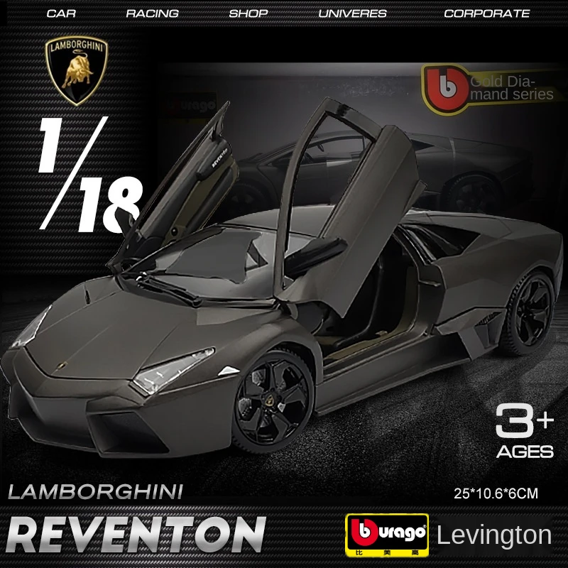 

Bburago 1:18 Lamborghini Reventon Model Car Simulation Alloy Racing Metal Toy Car Children Toy Gift Collection B371