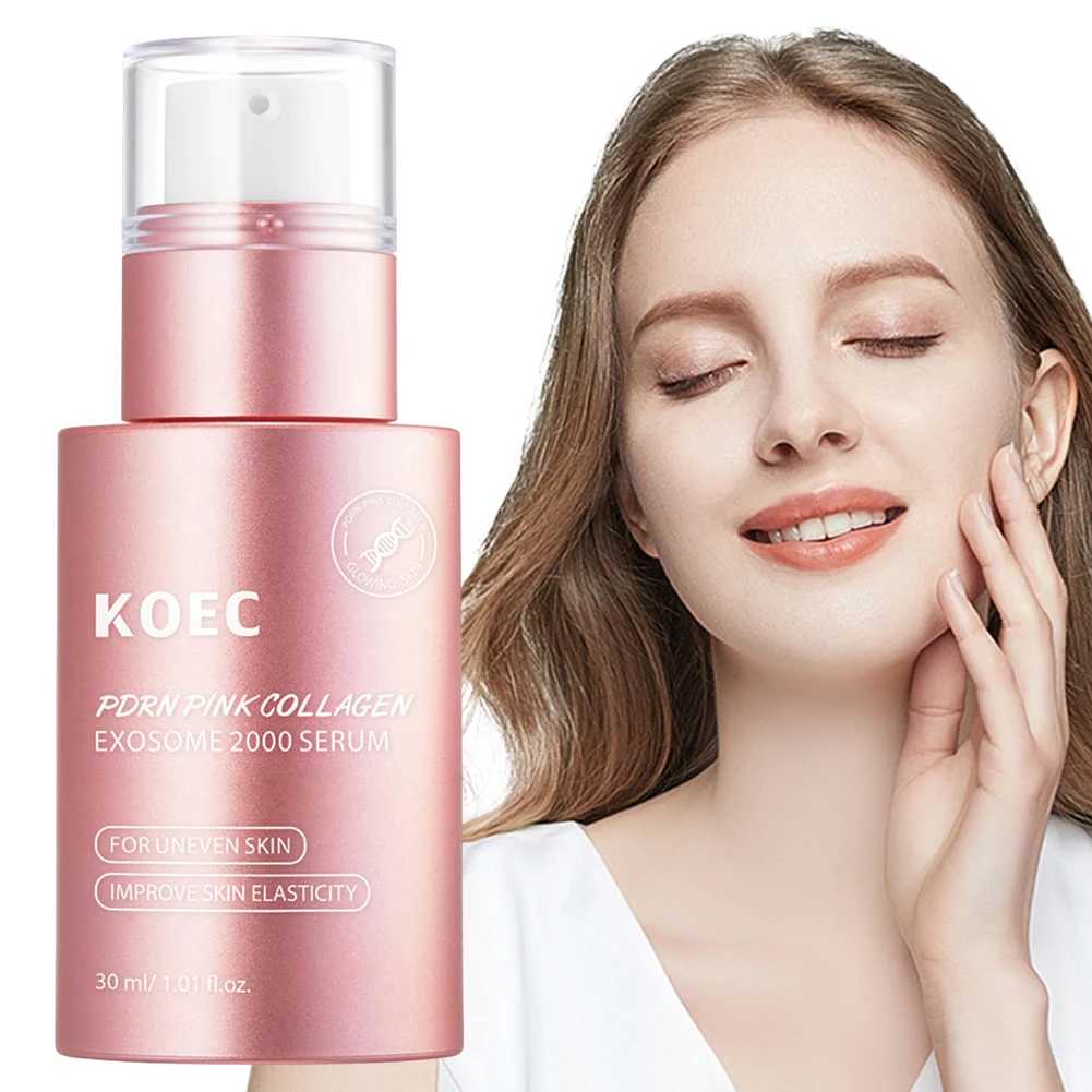 PDRN الوردي الكولاجين Exosome Shot Ampoule إصلاح مرونة الجلد ترطيب الجلد الداعم مكافحة الشيخوخة إصلاح الجلد الجواهر