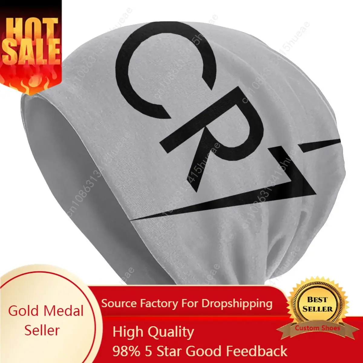 

Black Number CR7 Football Bonnet Femme Cool Knit Skullies Beanies Caps Women Men Autumn Winter Warm Soccer Slouchy Beanie Hat