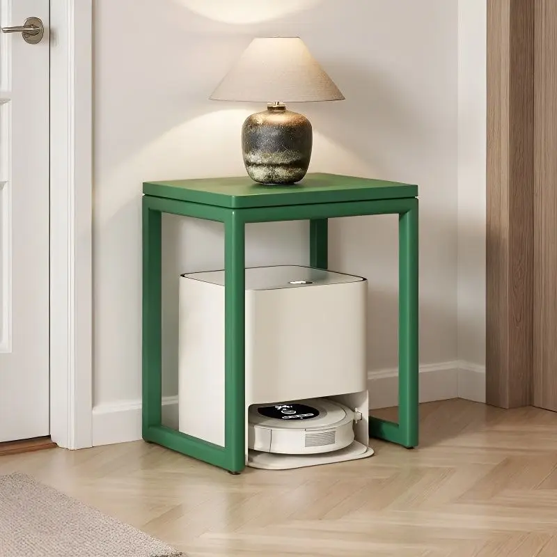 Sofa side cabinet mobile shelf, living room side few sweeping robot cabinet base station cabinet