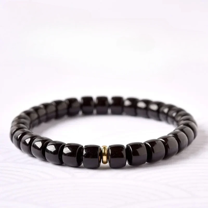 2025 Old Material Coconut Pedicle Bracelet Male Original Ecological Old Beads Cut Thin Pills Running Ring Buddha Bead HandString