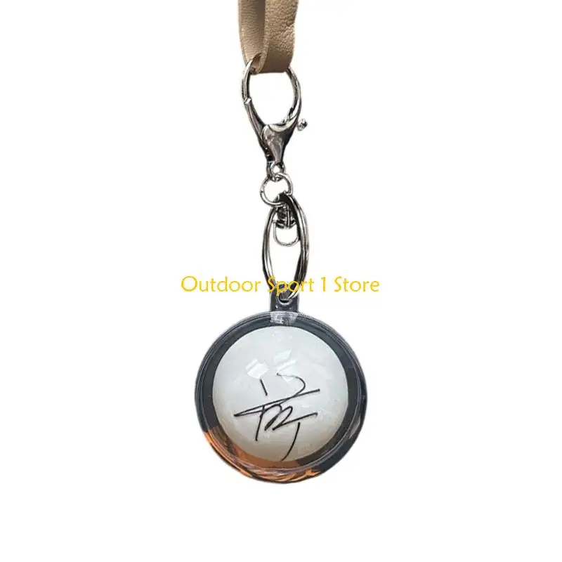 

A0KA подпись Pingpong Ball Ball Ball Cuechain Подвеска