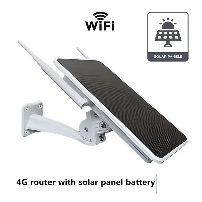 GROCE-2X 6W 4G Router Surya, Wifi Repeater, Router 4G Bertenaga Surya Satu Mesin, IP66 Tahan Air