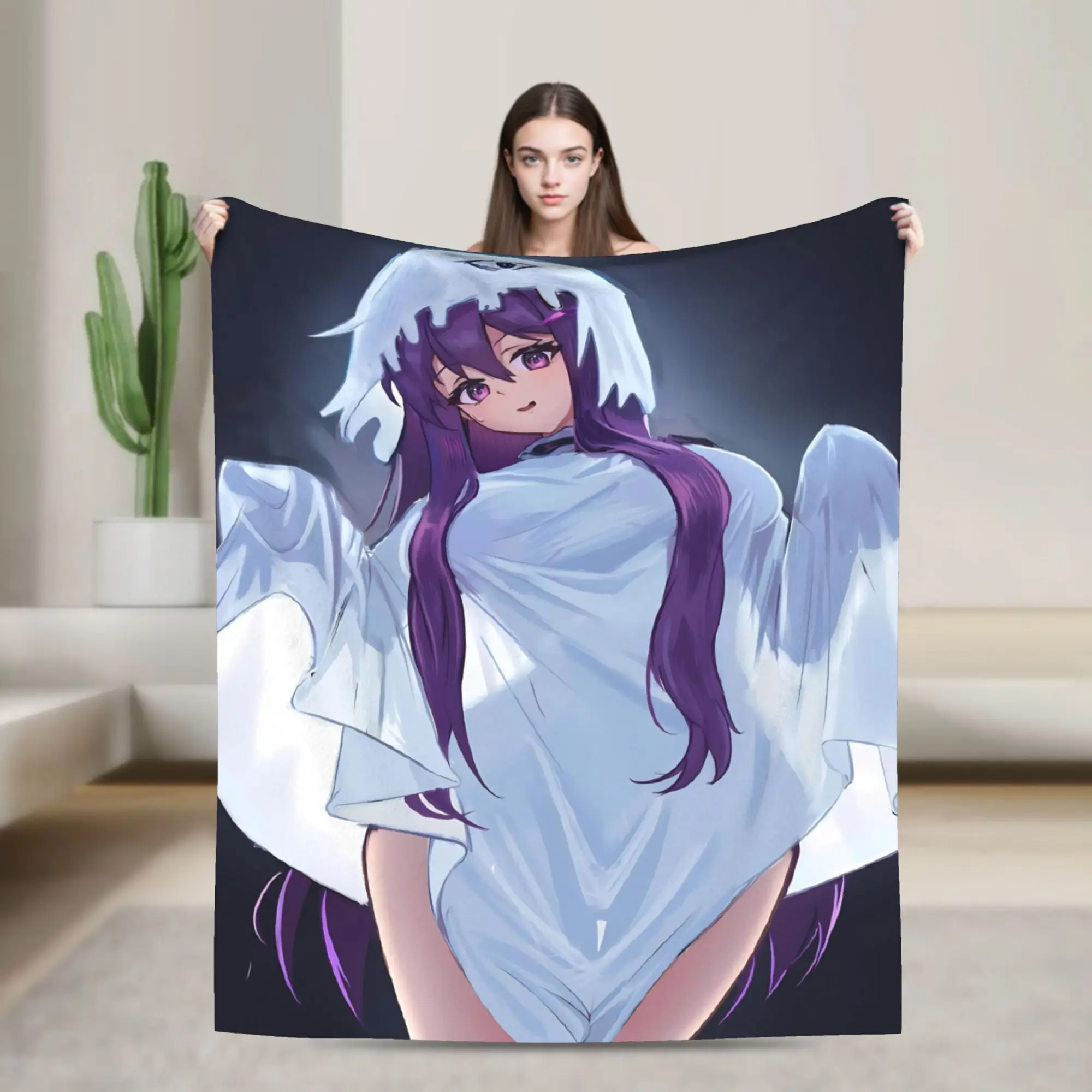 Yuri doki  Blanket Ultra-Soft Flannel Healing Gifts  Throw Blanket Plush Thin Quilt