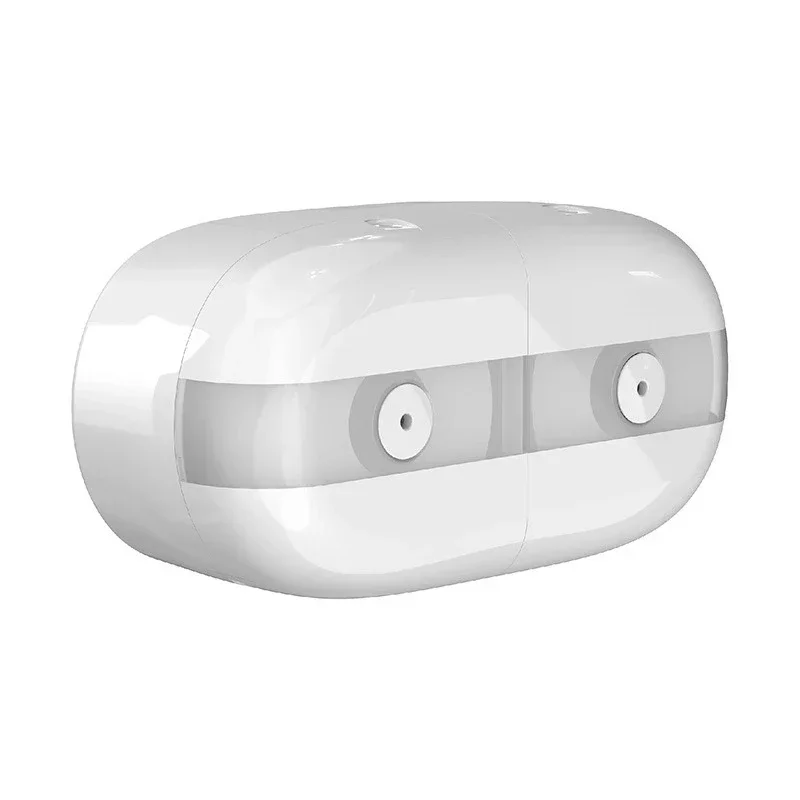 

Wall-mounted non-punching double-cylinder center pumping roll paper box, toilet large plate tissue box