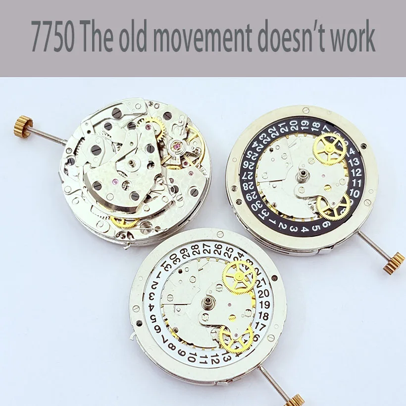 

Watch accessories: Made in China, 7750 movement for repair. Watch technicians disassemble, repair, maintain, and repair old move