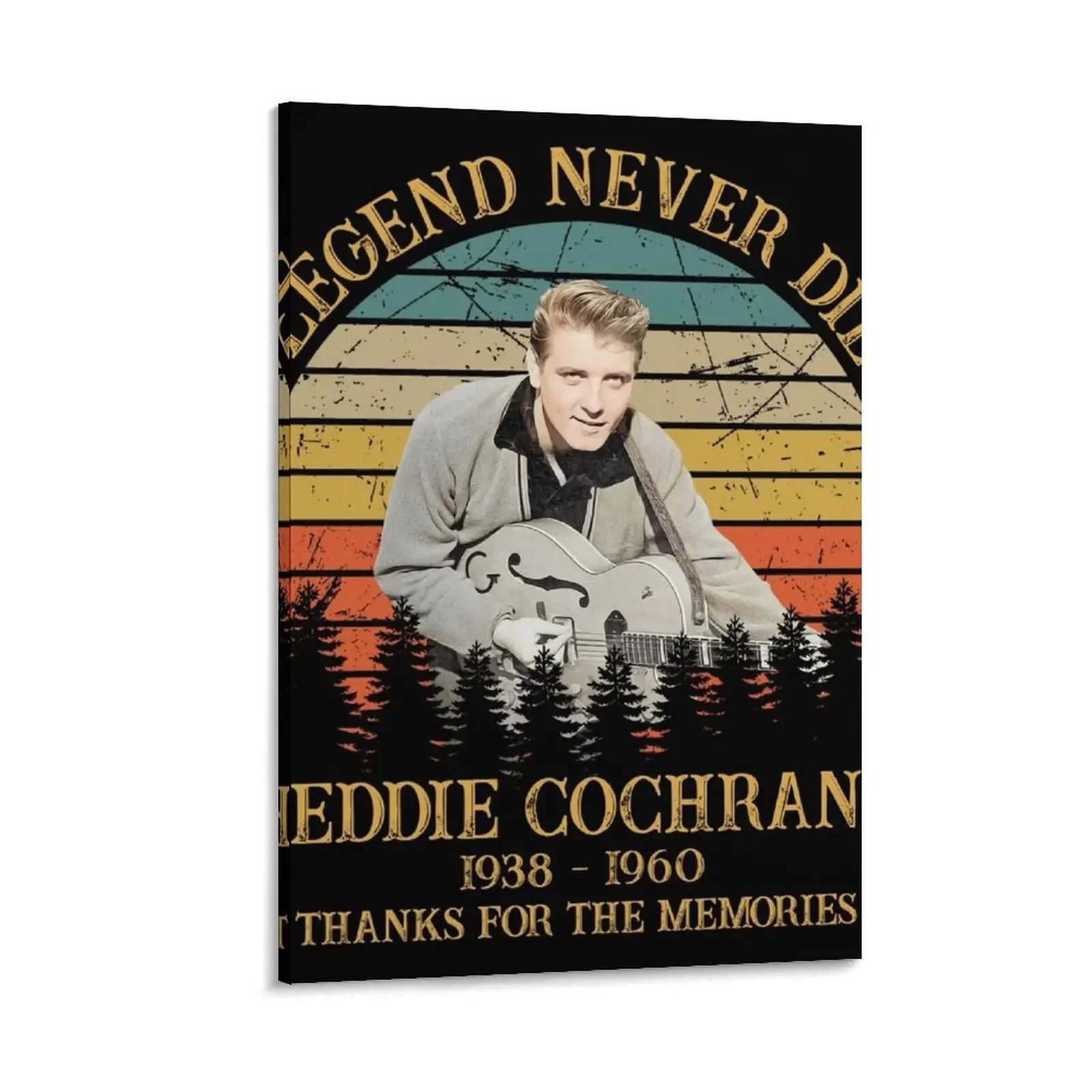 

Legend Never Die Eddies Retro Thanks For The Memories Canvas Painting Decoration home room decorations poster aesthetic