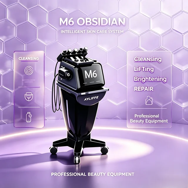 2026 New‑Upgraded M6 Facial Skin Management Machine, Hydradermabrasion Deep Cleansing Professional Salon Beauty Skin Care 2