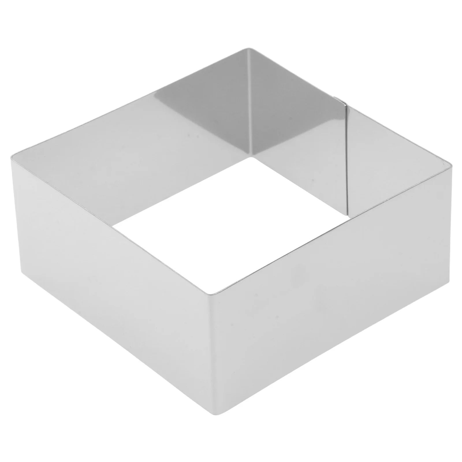 

Stainless Steel Square Mousse Ring Non-Stick Cake Former Baking Mold for DIY Desserts Tiramisu Pastry Sandwich Cheese Cut